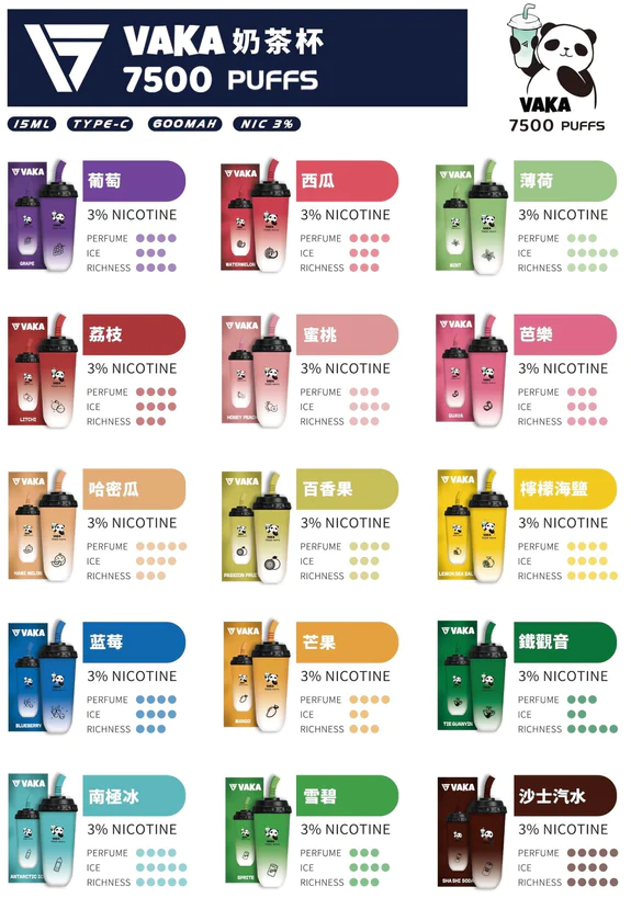 VAKA奶茶杯7500口 vaka拋棄式